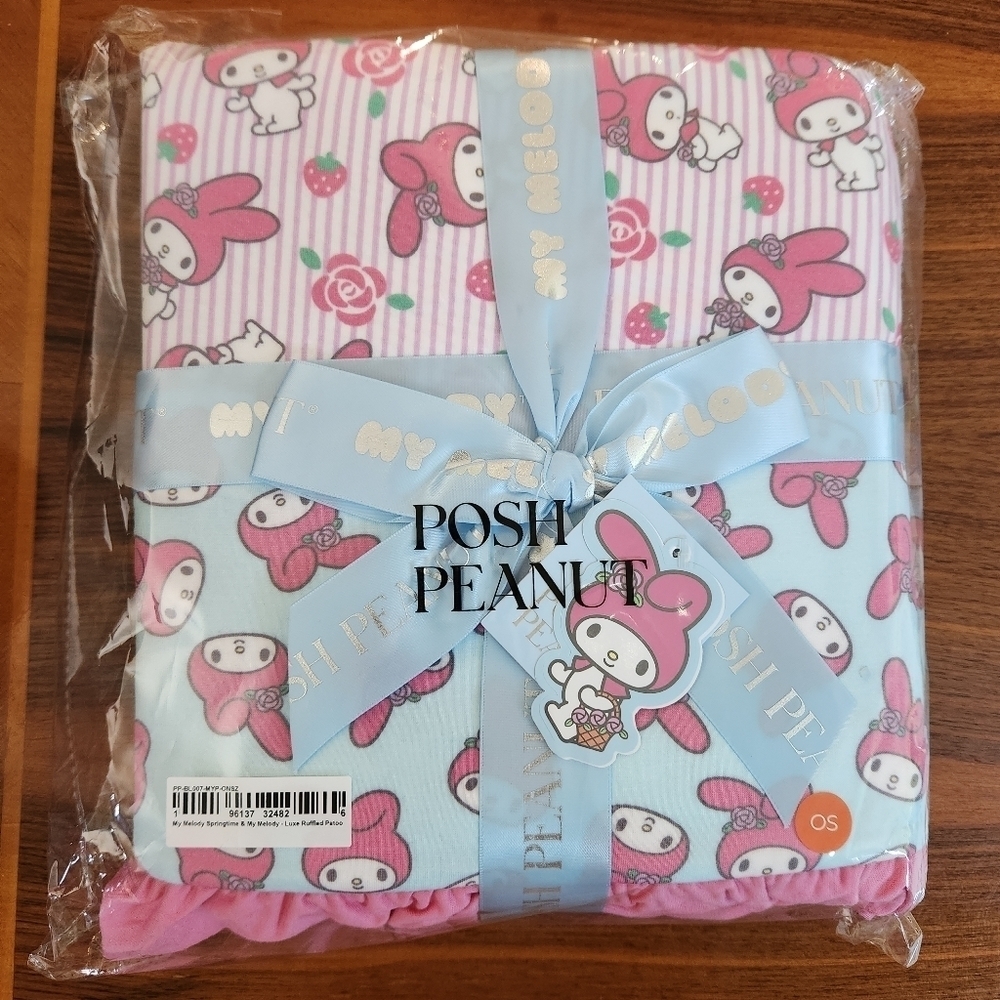 NIP New Posh Peanut Hello Kitty My Melody Ruffle Luxe Patoo